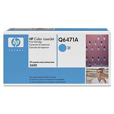 Toner HP 502A - azúrový (Q6471A)