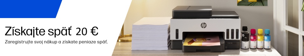 Cashback až 50 € k vybraným HP tlačiarňam