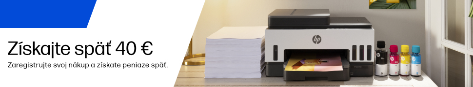 Cashback až 50 € k vybraným HP tlačiarňam