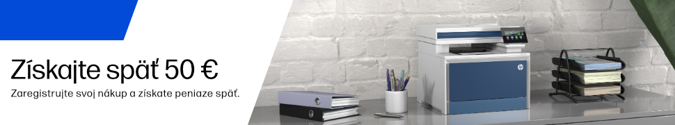 Cashback až 50 € k vybraným HP tlačiarňam