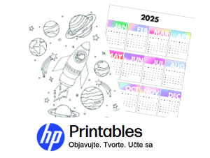 HP Printables: šablóny na tlač zadarmo pre domov aj kanceláriu