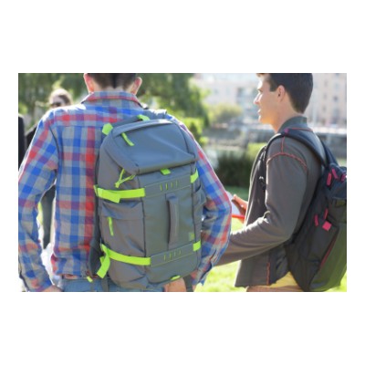 Ruksak HP Odyssey - šedý + zelený (L8J89AA)