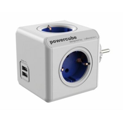 Allocacoc PowerCube Original USB -&nbsp;modrá (8718444082262)