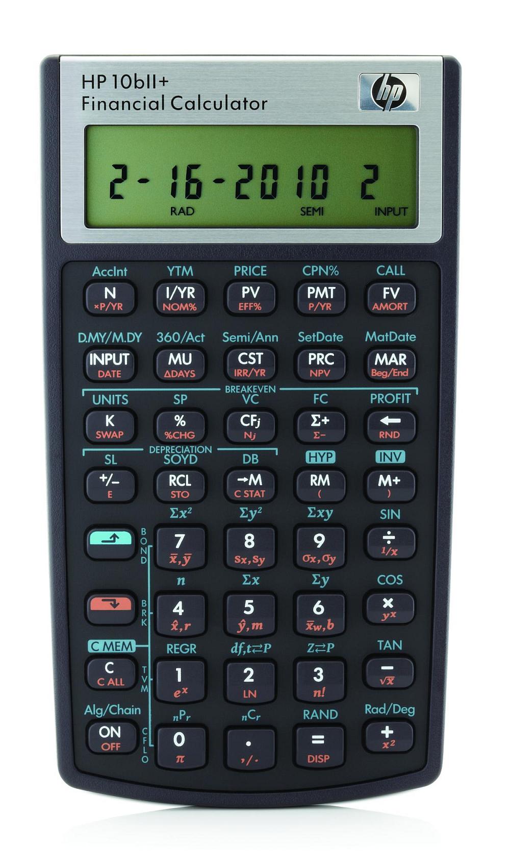 Finančná kalkulačka HP 10bII+ (NW239AA)