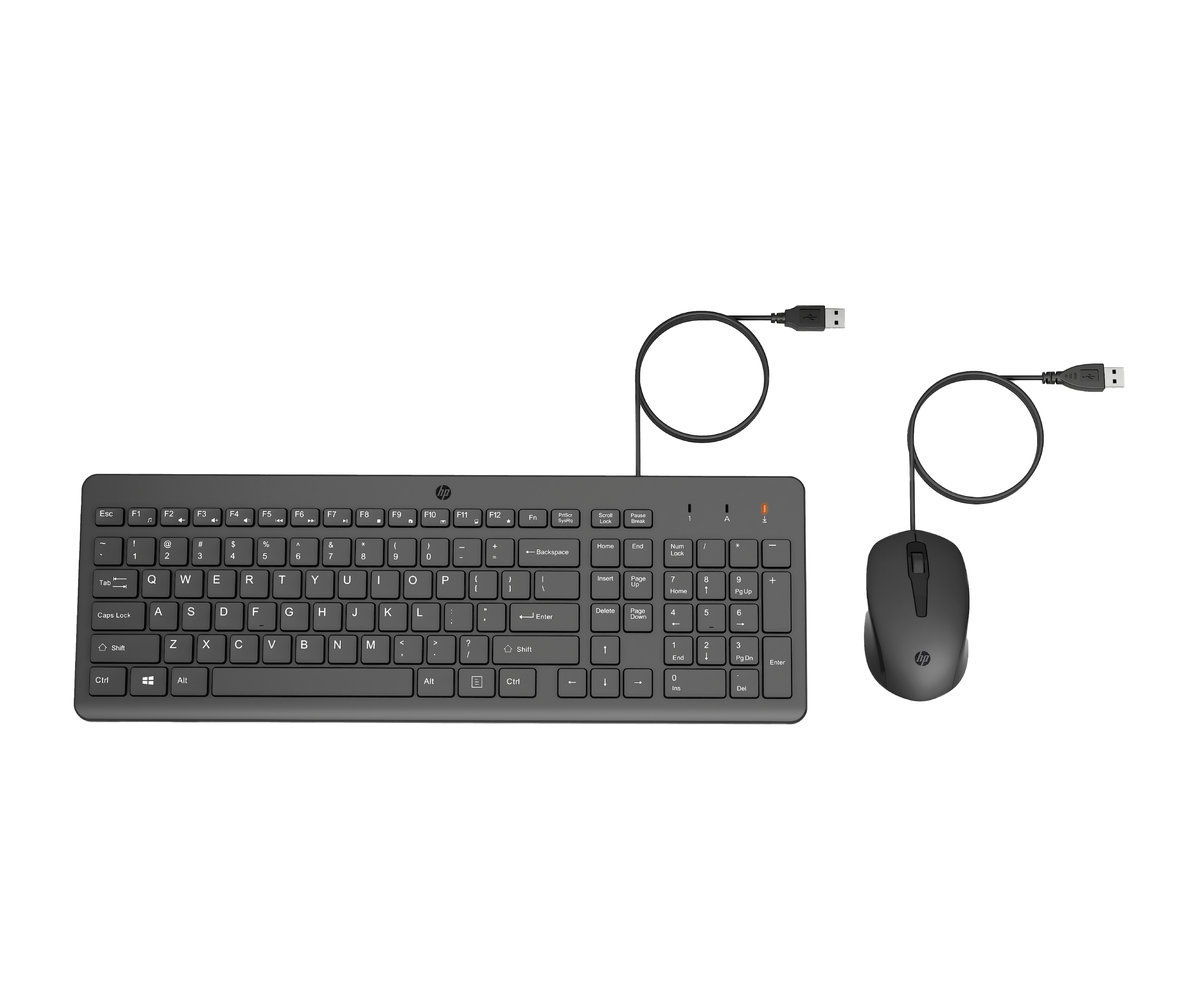 USB klávesnica a myš HP 150 (240J7AA)