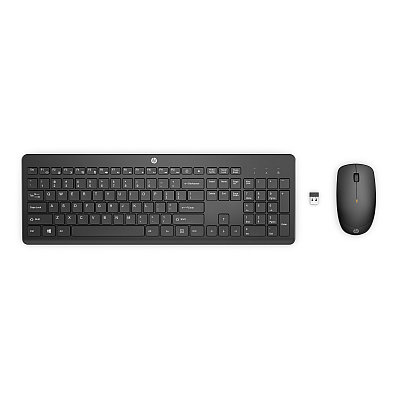 Bezdrôtová klávesnica a myš HP 230 -&nbsp;čierna (18H24AA)