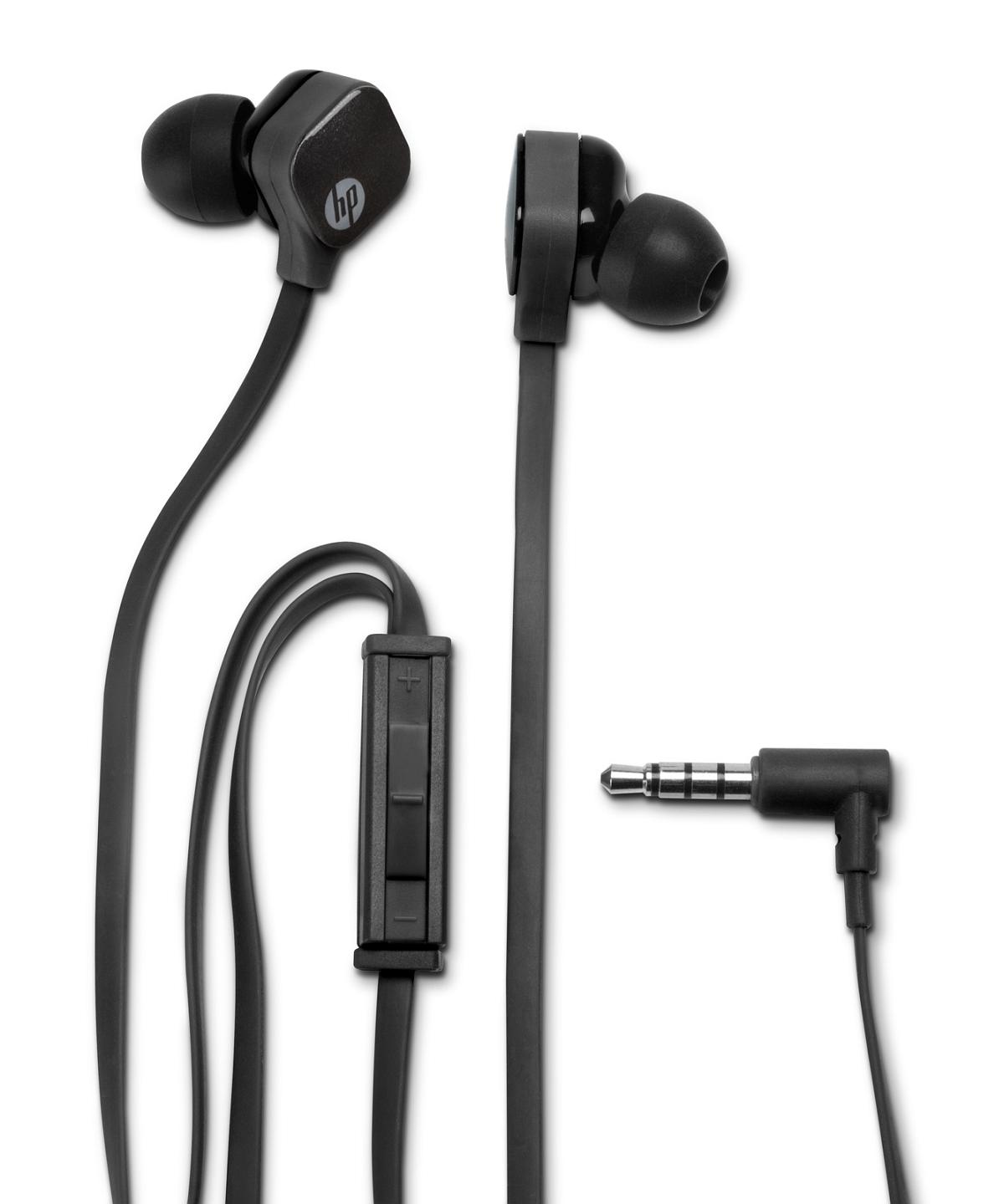 Stereofónne slúchadlá do uší HP H2300 In-Ear trblietavá čierna (H6T14AA)