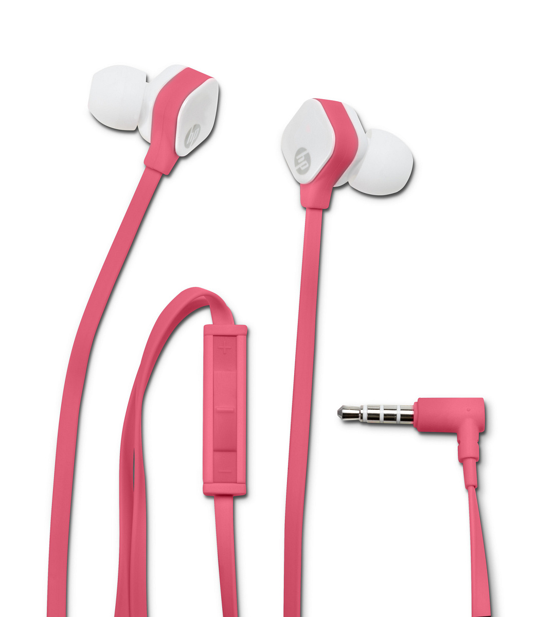 Štupľové slúchadlá HP H2310 - fuchsia coral (M2J38AA)