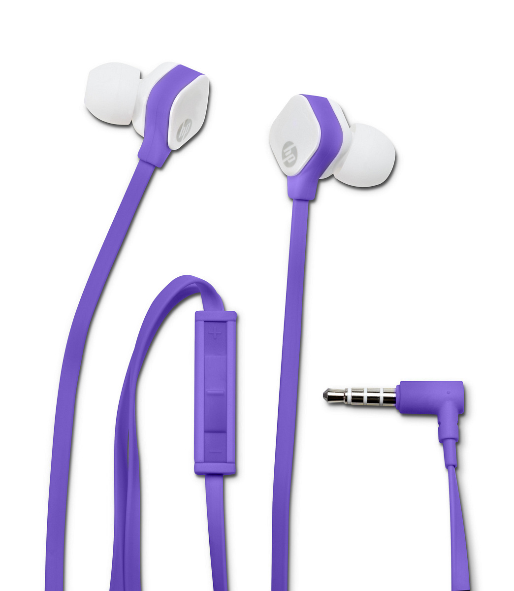 Štupľové slúchadlá HP H2310 - intense purple (M2J40AA)
