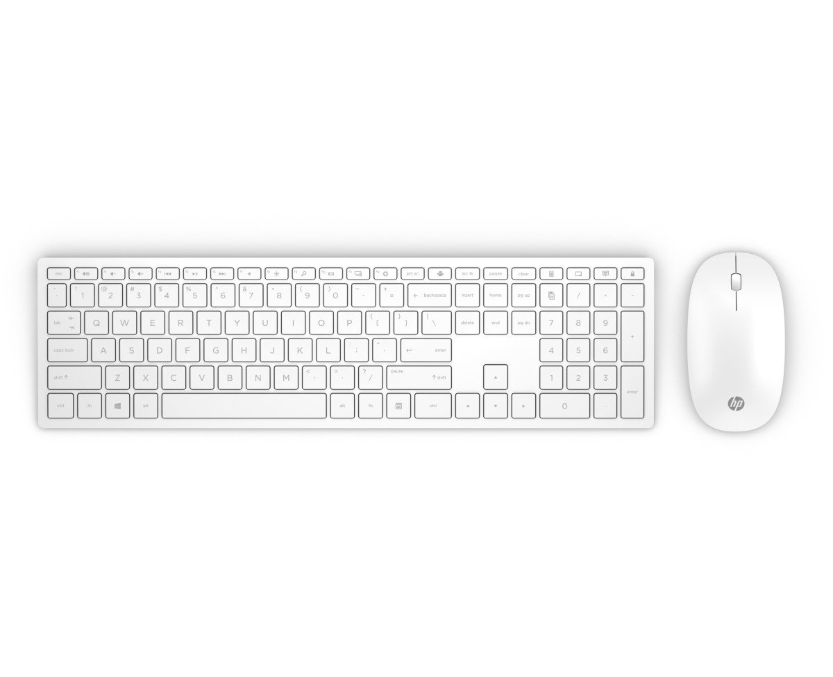 Bezdrôtová klávesnica a myš HP Pavilion 800 - biela (4CF00AA)