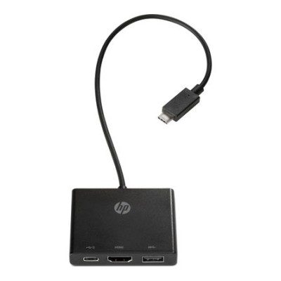 Adaptér HP USB-C na HDMI, USB3.0 a USB-C (1BG94AA)