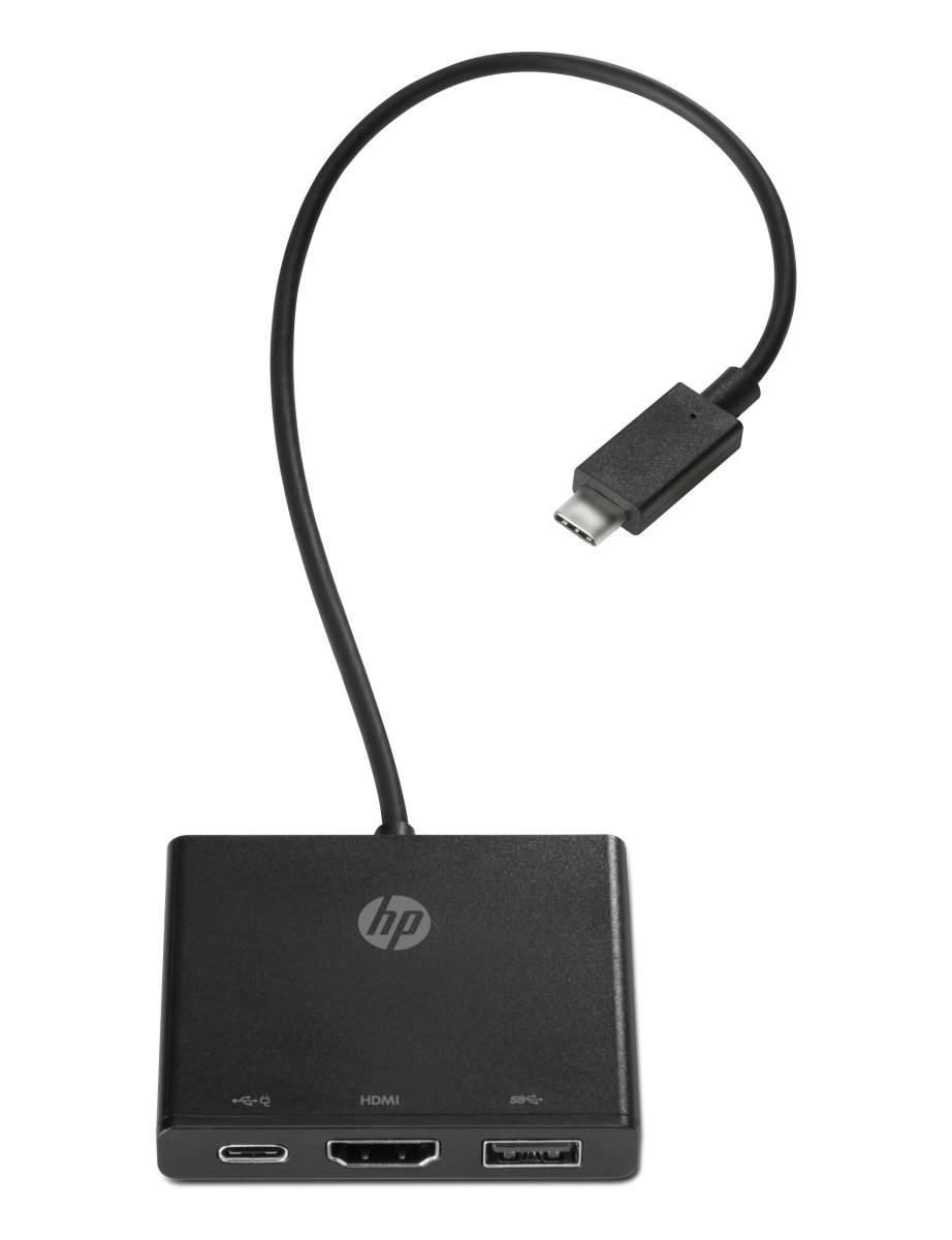 Adaptér HP USB-C na HDMI, USB3.0 a USB-C (1BG94AA)