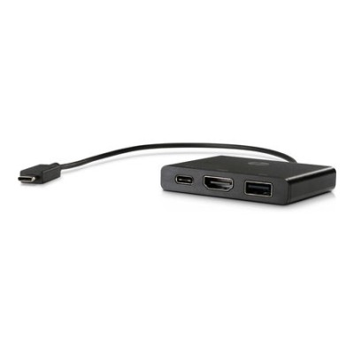 Adaptér HP USB-C na HDMI, USB3.0 a USB-C (1BG94AA)