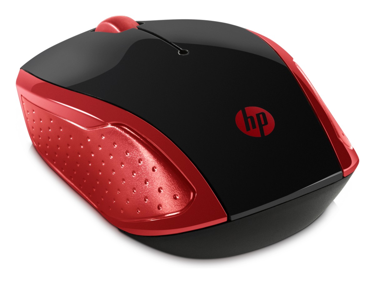 Bezdrôtová myš HP 200 - empress red (2HU82AA)