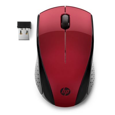 Bezdrôtová myš HP 220 -&nbsp;červená (7KX10AA)