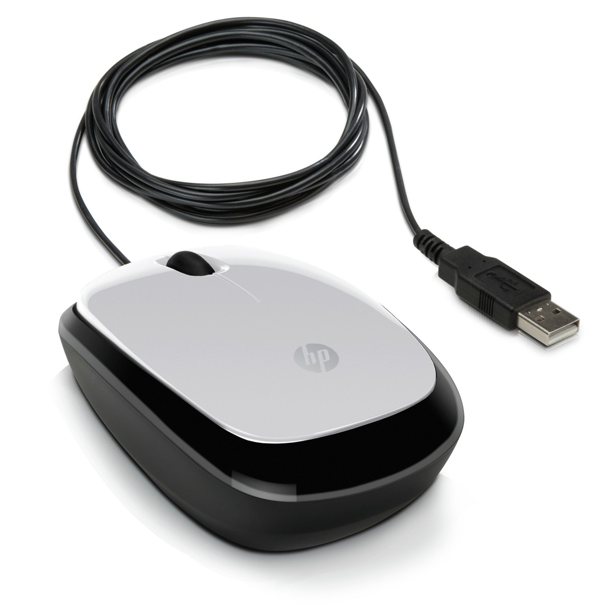 USB myš HP X1200 - pike silver (2HY55AA)