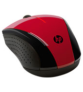 Bezdrôtová myš HP X3000 - červená (K5D26AA)