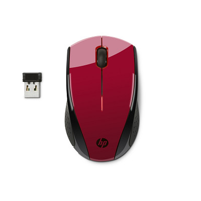 Bezdrôtová myš HP X3000 - červená (K5D26AA)