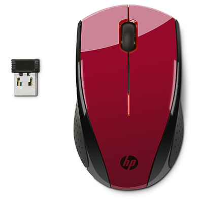 Bezdrôtová myš HP X3000 - sunset red (N4G65AA)