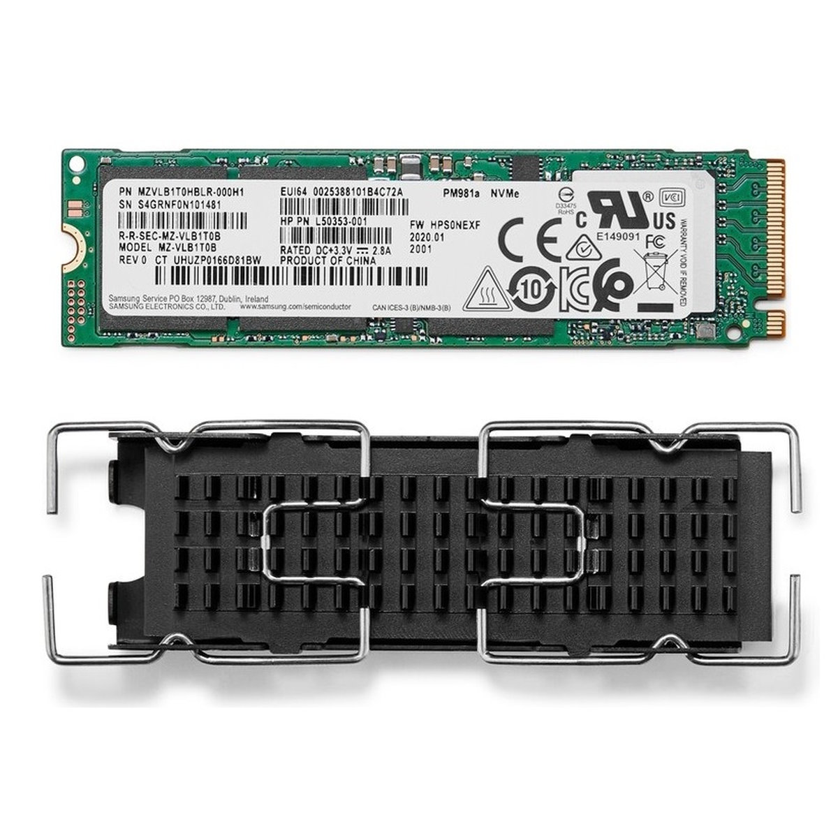 HP Z Turbo 2280 PCIe-4x4 TLC M.2 Z2 SSD Kit - 2 TB (201F8AA)