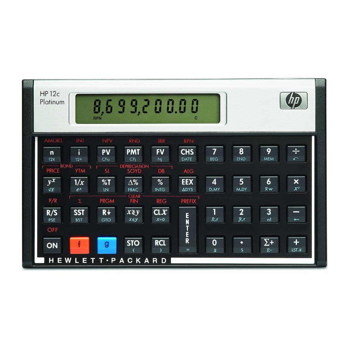 Finančná kalkulačka HP 12c Platinum edition (F2231AA)