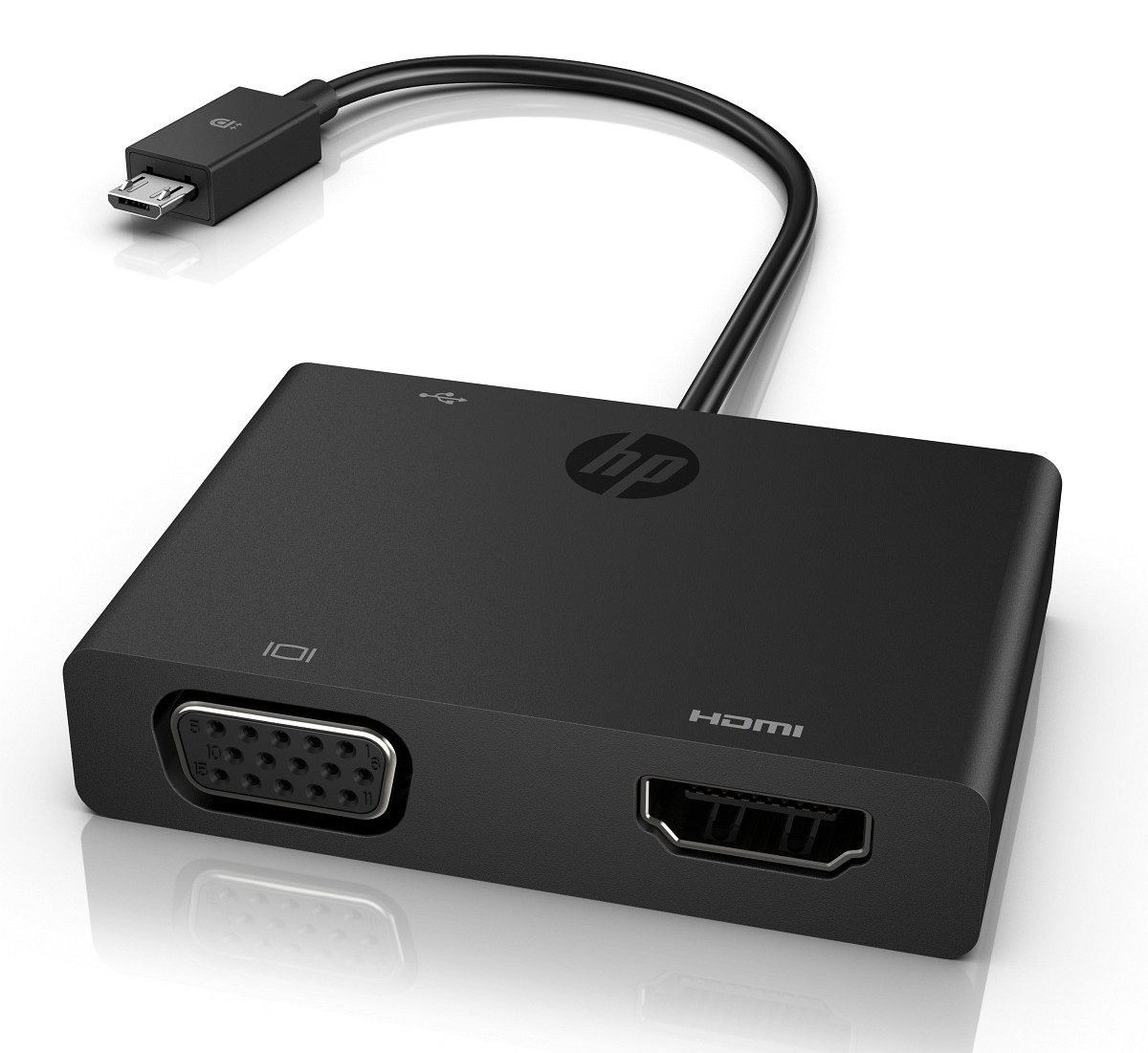 Adaptér HP mikro USB na HDMI/VGA (K2P81AA)