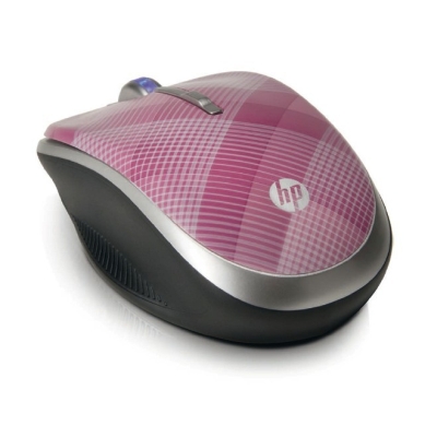HP Bezdrôtová optická mobilná myš 2.4GHz (malinová) (LG143AA)