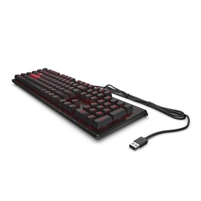 Klávesnica OMEN by HP Encoder Keyboard Red (6YW76AA)