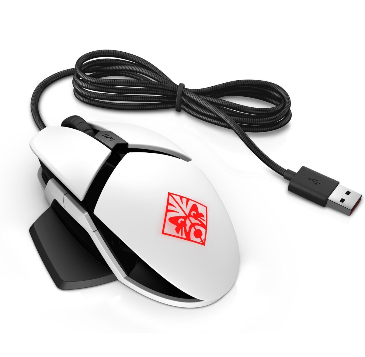 USB myš OMEN by HP Reactor Mouse - biela (7ZF19AA)