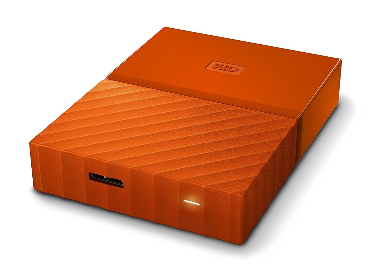 Externý disk WD My Passport 2 TB - oranžový (WDBYFT0020BOR-WESN)