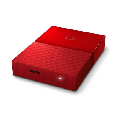 Externý disk WD My Passport 2 TB -&nbsp;červený (WDBYFT0020BRD-WESN)