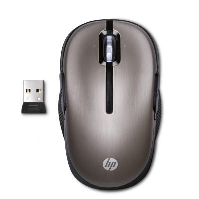 Bezdrôtová myš HP - argento blush (WX406AA)