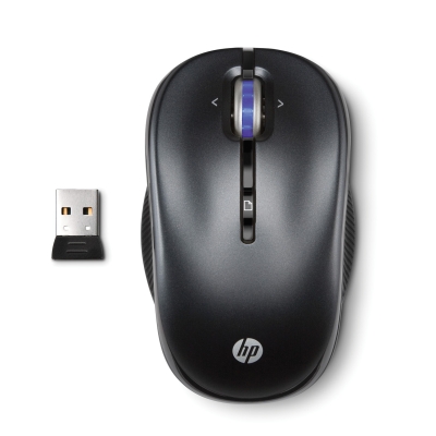HP 2,4 GHz mobilná optická bezdrôtová myš (vzor drevené uhlie) (XP355AA)