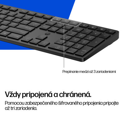 Bezdrôtová klávesnica HP 495K Multi-Device Dual-Mode