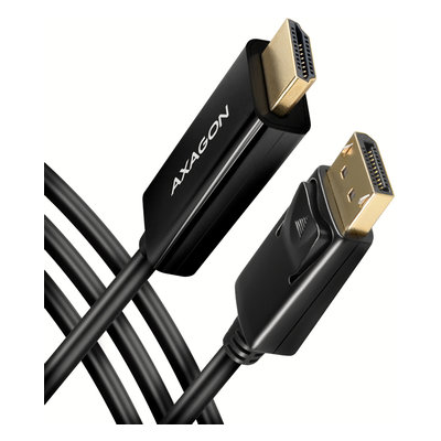 Adaptér AXAGON DisplayPort 1.2 na HDMI 1.4b (RVD-HI14C2)