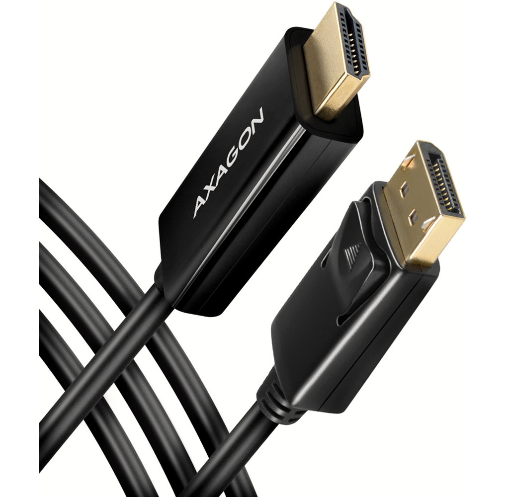 Adaptér AXAGON DisplayPort 1.2 na HDMI 1.4b (RVD-HI14C2)