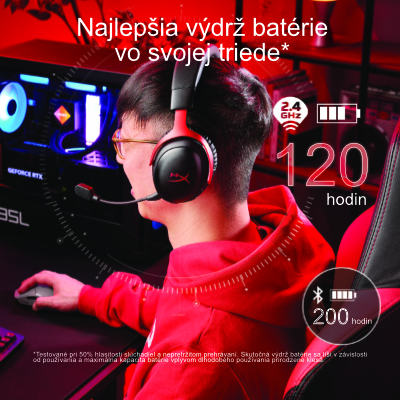 HyperX Cloud III S - Wireless Gaming Headset (Black)