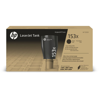 Plniaca súprava čierneho originálneho tonera HP 153X LaserJet Tank (W1530X)