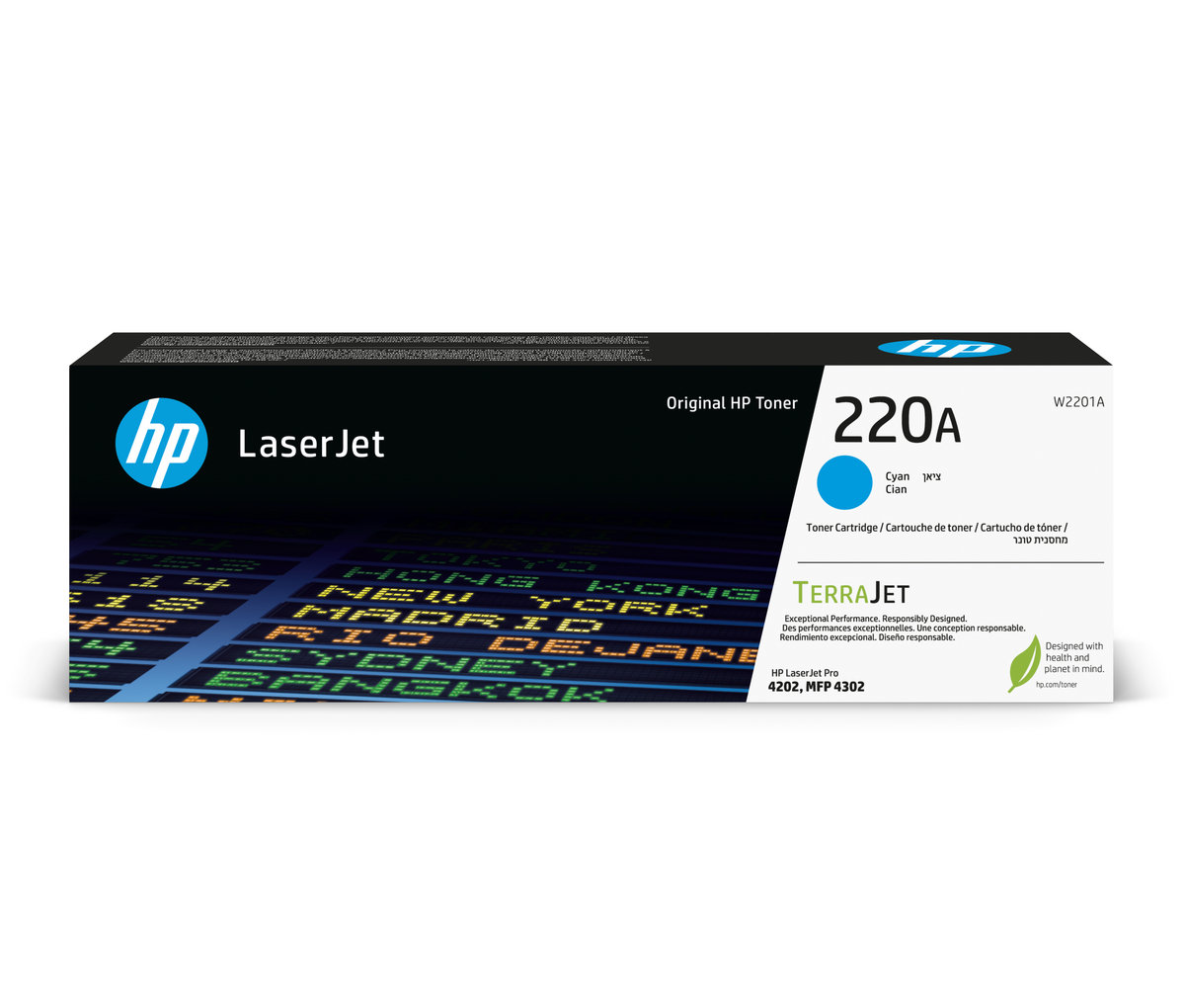 Toner HP 220A - azúrový (W2201A)