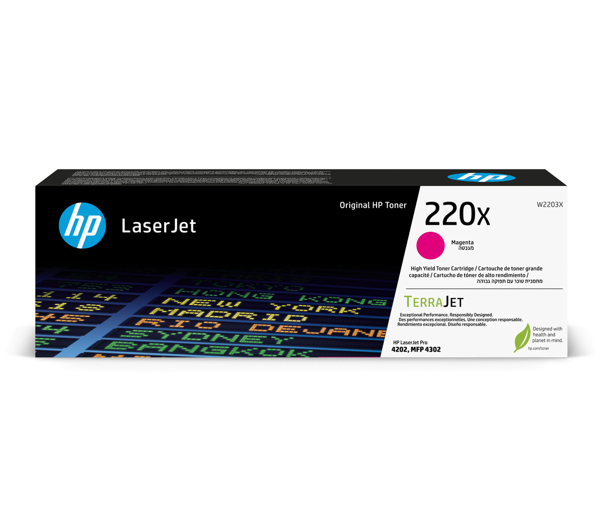 Toner HP 220X - purpurový (W2203X)