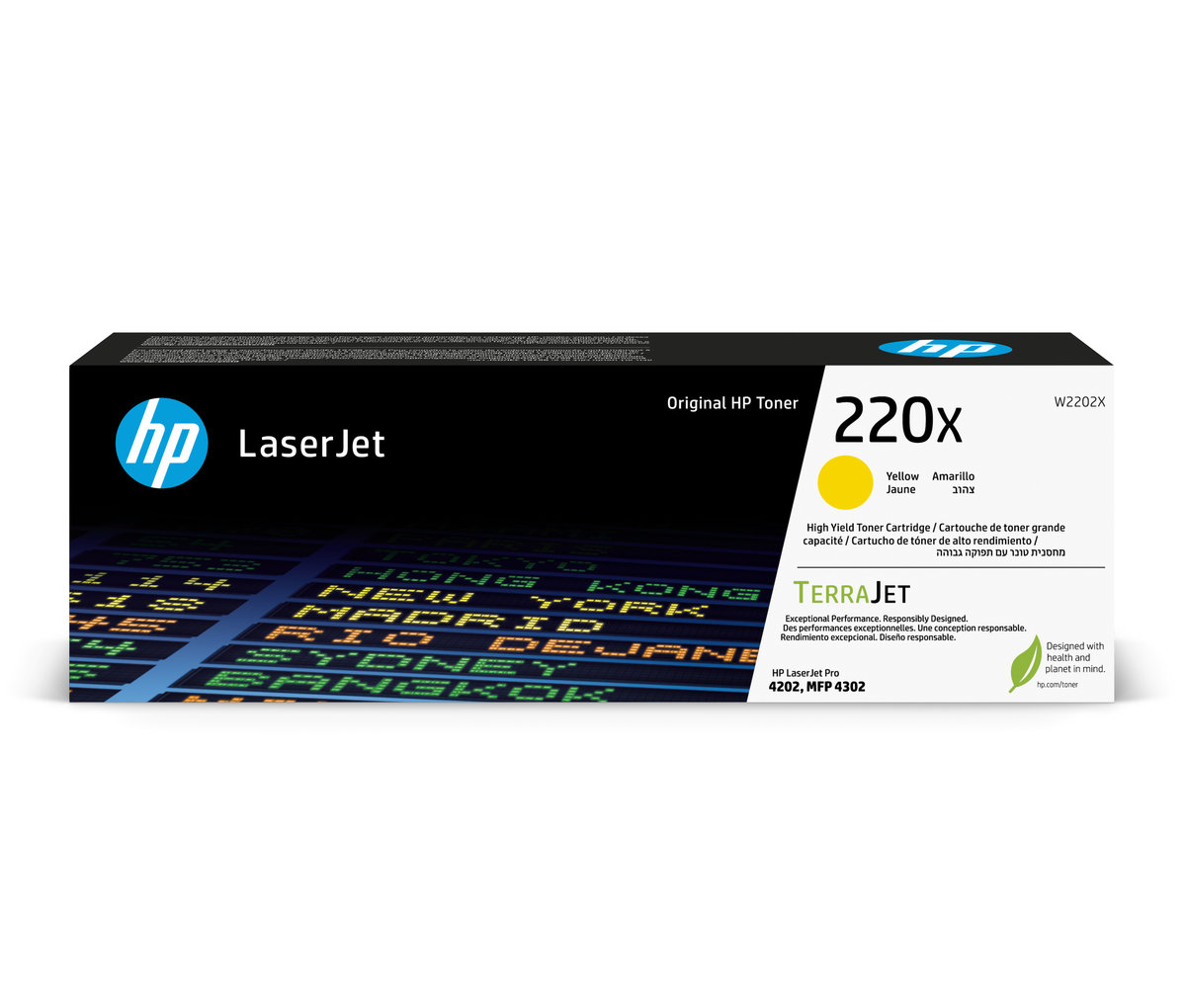 Toner HP 220X - žltý (W2202X)