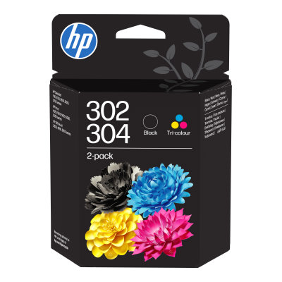 Atramentová kazeta HP 302/304 - kombinované balenie (B82L1AE)