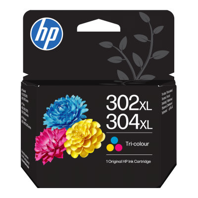 Atramentová kazeta HP 302XL/304XL - trojfarebná (B7RT8AE)