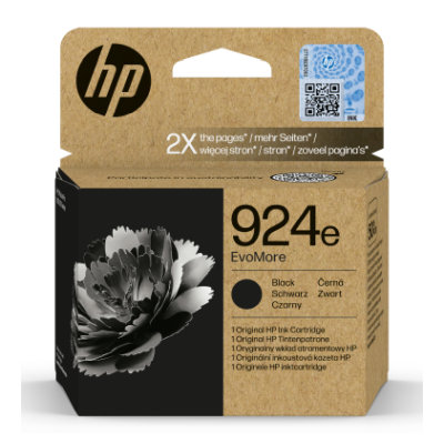 Atramentová náplň HP 924e EvoMore - čierna (4K0V0NE)