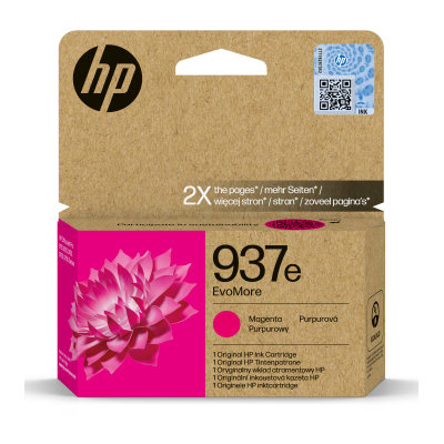 Atramentová náplň HP 937e EvoMore -&nbsp;purpurová (4S6W7NE)