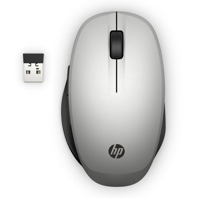 Bezdrôtová myš HP Dual Mode -&nbsp;strieborná (6CR72AA)