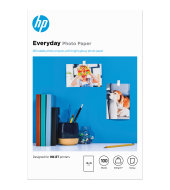 Fotografický papier HP - lesklý, 100 listov 10x15 cm (CR757A)