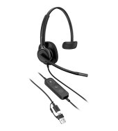 HP Poly Mission 415 Monaural USB Wired Headset Classic (C01A9AA)