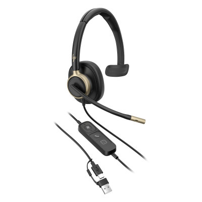 HP Poly Mission 815 Monaural USB Wired Headset (C01F8AA)