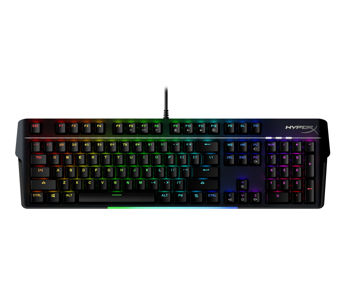 HyperX Alloy MKW100 - Mechnical Gaming Keyboard - Red (US Layout) (4P5E1AA)